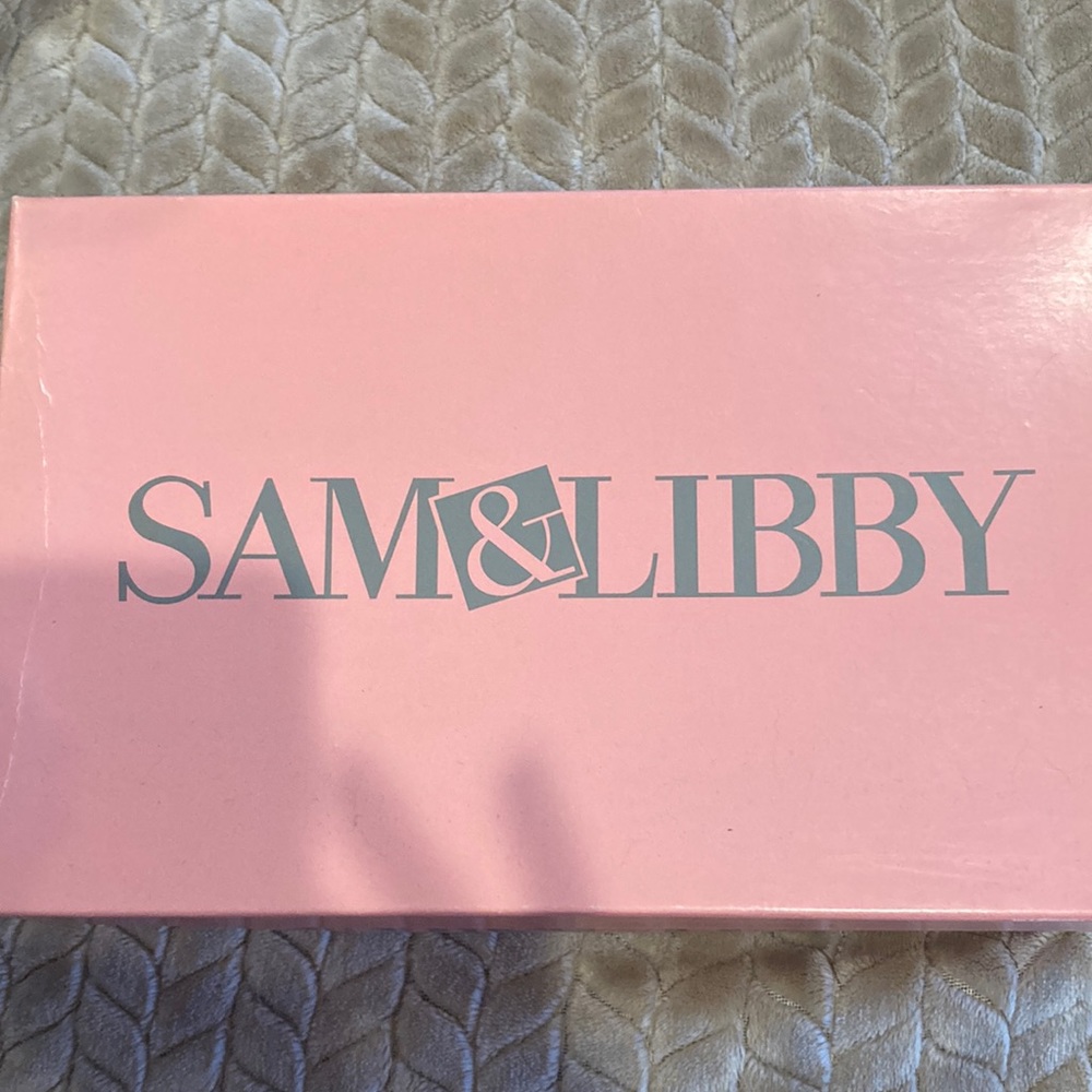 Sam & Libby wedge sandals Sz 6 - nude color. Used 1x.